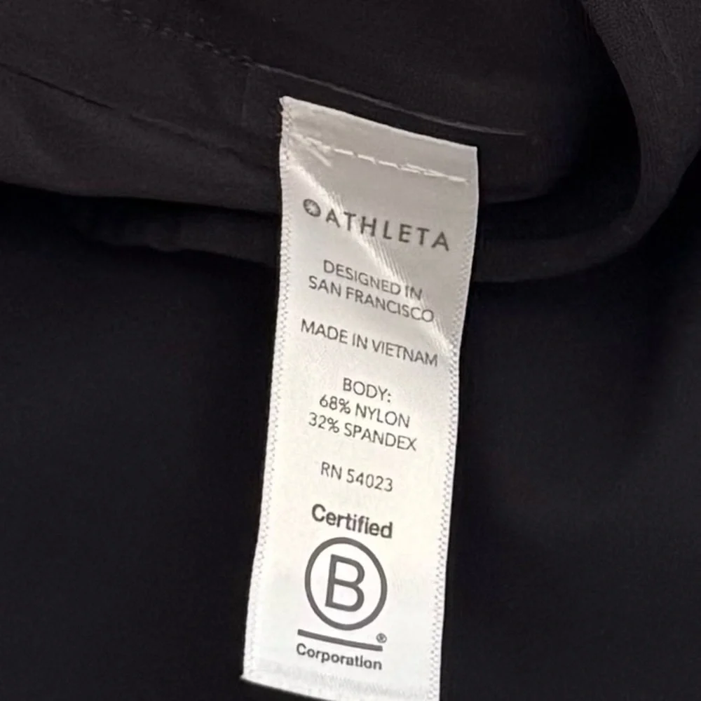 Athleta Cosmic Crop High Rise Wide Leg Ankle Pants XS Black